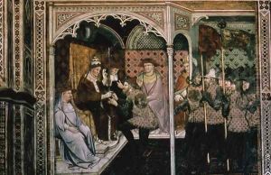 Pope and Emperor, c.1408-1410 by Luca Spinello Aretino