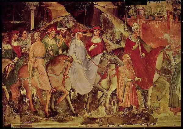 The History of Pope Alexander III 1105-81- The Entrance of the Pope and Emperor Frederick Barbarossa c.1123-90 into Rome, 1407 2 - view 1