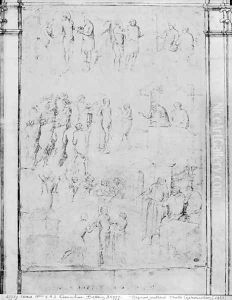 Scenes from the Life of a Saint, detail by Luca Spinello Aretino