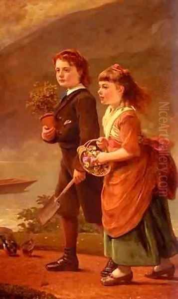 Sant James The Children Of Major H Barrett Of Moredon Taunt - view 1