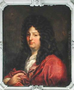 Portrait of Jean Racine 1639-99 2 by Jean-Baptiste Santerre