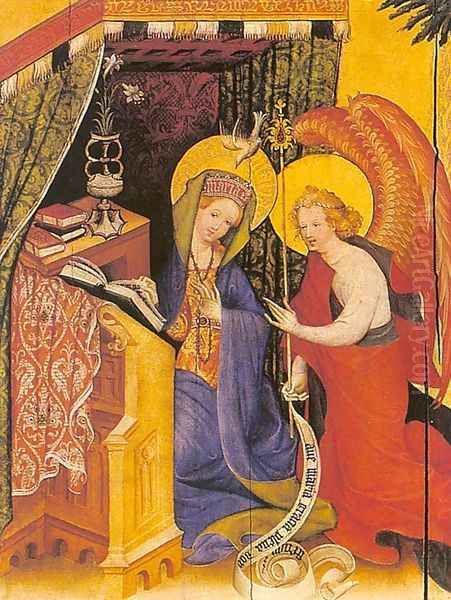 Annunciation, from the Wildung Altar, 1403 - view 1