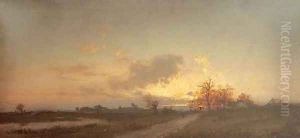 Landscape at Sunset by Zygmunt Sidorowicz