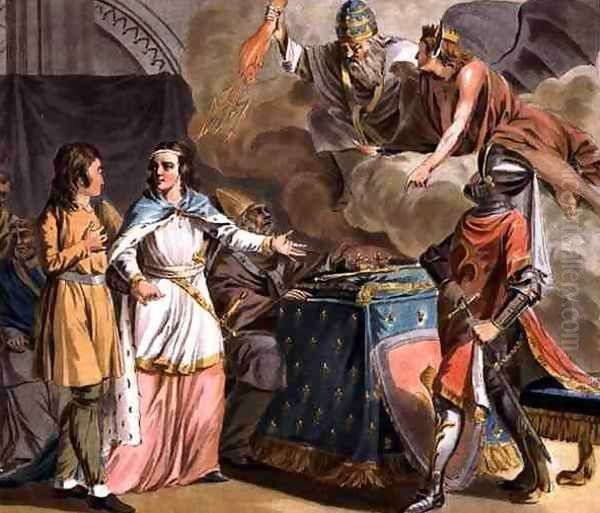Under Philippe le Bel 1268-1312 the State of Tiers is Administered by the Estates-General, engraved by Jean Baptiste Morret fl. 1790-1820, 1789 - view 1