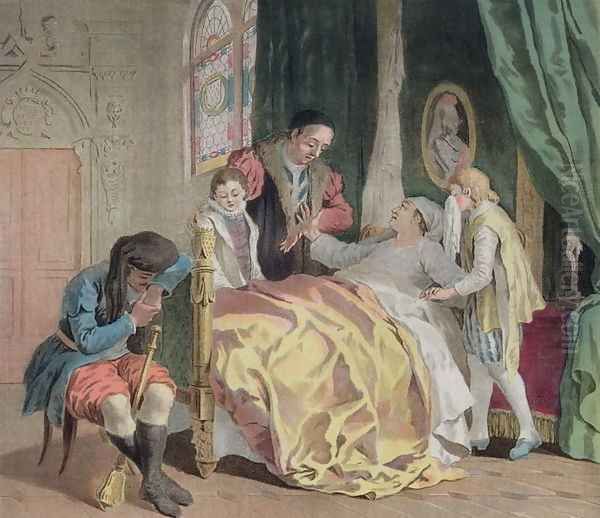 Jean V, Duke of Brittany 1389-1442, Charging Olivier Clisson with the Care of his Children, 1788 - view 1
