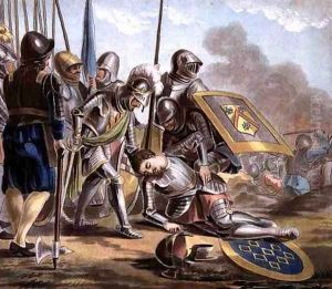Death of Carcado, engraved by Jean Baptiste Morret fl. 1790-1820 1788 by Antoine Louis Francois Sergent-Marceau