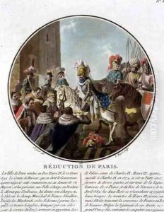 The Capture of Paris in 1594, engraved by Louis Roger, 1786