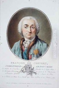 Francois de Chevert 1695-1769 from Portraits des grands hommes, femmes illustres, et sujets memorables de France, engraved by Ride, published 1787-92