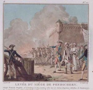 Lifting of the Siege of Pondicherry, 1748, engraved 1789