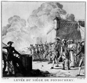 The Raising of the Siege of Pondicherry, 1789
