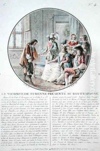 The Viscount of Turenne 1611-75 is presented to King Philip IV 1605-65 of Spain, engraved by L. Roger, 1786