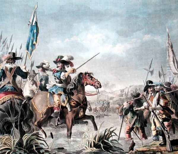 Victory of Staffarda 1690, engraved by Jean Baptiste Morret fl.1790-1820, 1787 - view 1