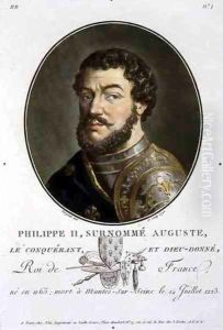 Portrait of Philip II, Called Augustus, King of France 1165-1223, 1790