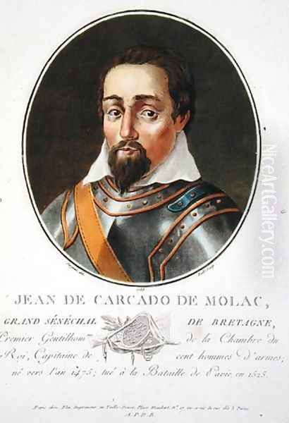 Jean de Carcado de Molac c.1475-1525, engraved by Ride, 1788 - view 1