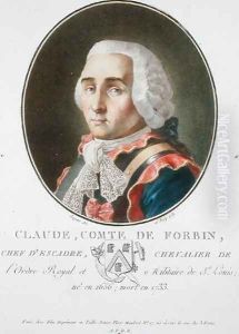 Claude 1656-1733 Comte de Forbin, 1789, from Portraits des grands hommes, femmes illustres, et sujets memorables de France, engraved 1787-92 by Antoine Louis Francois Sergent-Marceau