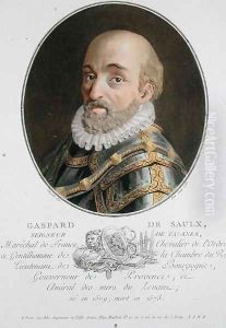 Gaspard de Saulx 1509-73 Seigneur de Tavanes, 1788, from Portraits des grands hommes, femmes illustres, et sujets memorables de France, engraved by Ride, published 1787-92 by Antoine Louis Francois Sergent-Marceau