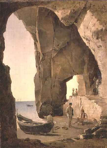 Cave in Sorrento, 1826 - view 1