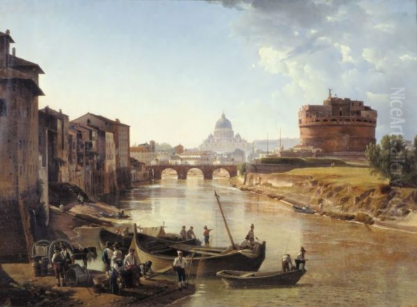 New Rome with the Castel SantAngelo, 1825 - view 1