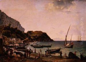 The Harbour on the Island of Capri, 1827 by Silvestr Fedosievich Shchedrin