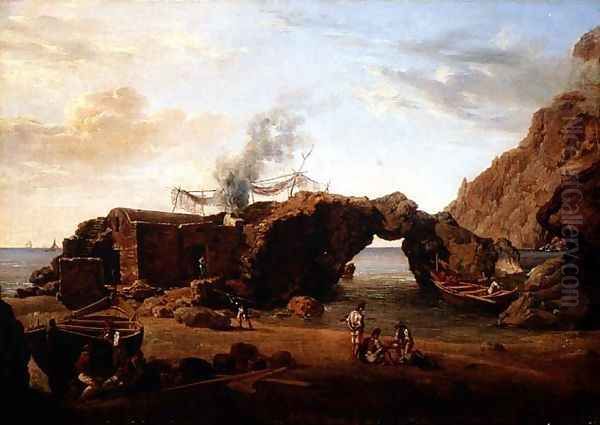 Rocky Landscape on Capri, 1827 - view 1