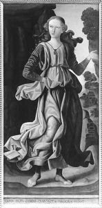 Clio, Muse of History by Giovanni Santi or Sanzio