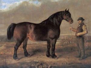 Prize Clydesdale Mare by Gourlay Steell