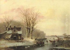 Dusk on a winters day