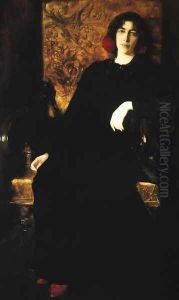 Portrait of Julia, the Artist's Wife by Kazimierz Stabrowski