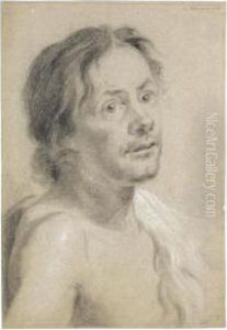 Study Of A Young Man, Head And Shoulders