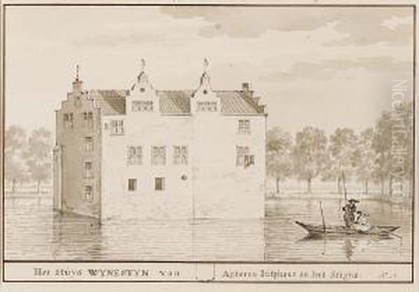 A View Of The Wynestyn House; And A View Ofthe Village Of Sliedrecht - view 1