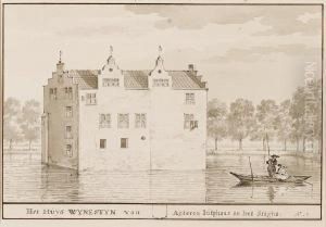 A View Of The Wynestyn House; And A View Ofthe Village Of Sliedrecht A View Of The Wynestyn House; And A View Ofthe Village Of Sliedrecht