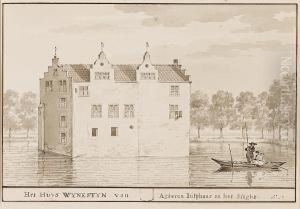 A View Of The Wynestyn House; And A View Of The Village Of Sliedrecht A View Of The Wynestyn House; And A View Of The Village Of Sliedrecht