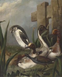 Ducks by Aert Schouman