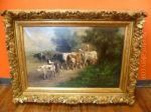 Troupeau De Vaches by Henry Schouten