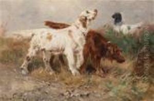 Setters On The Hunt by Henry Schouten
