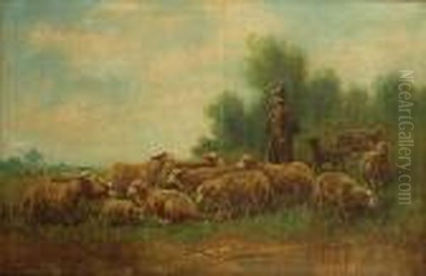 Herder Met Schapen - view 1