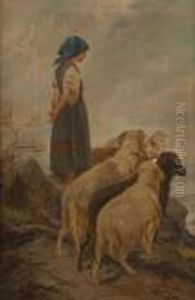Bergere En Bord De Mer by Henry Schouten