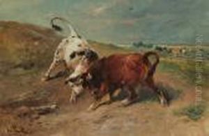Vechtende Stieren by Henry Schouten