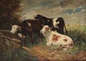 Koeien In De Wei by Henry Schouten