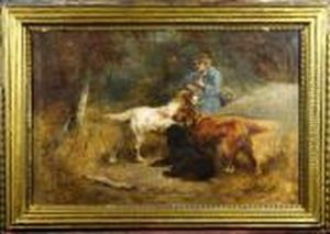 Le Chasseur Et Ses Chiens by Henry Schouten