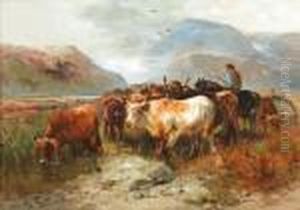 Paysage Au Troupeau by Henry Schouten