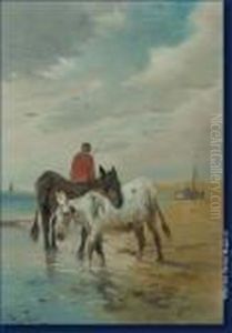 Anes Au Bord De La Mer by Henry Schouten