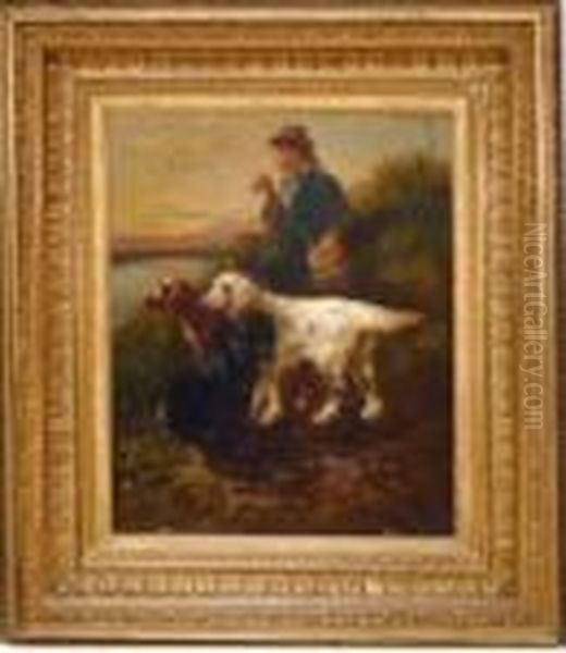  Chasseur Et Ses Chiens  - view 1