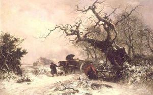 Returning Home in Winter by Thomas Smythe