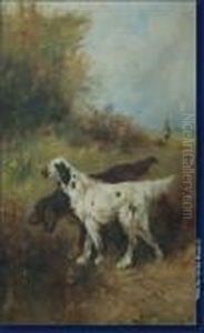 Epagneuls A La Chasse by Henry Schouten