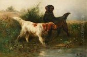 Lepagneul Et Le Setter Gordon by Henry Schouten