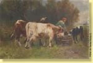 Fermiere A Breuvant Les Vaches Fermiere A Breuvant Les Vaches