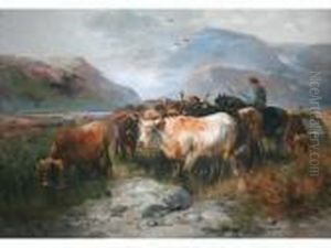 Troupeau En Montagne by Henry Schouten