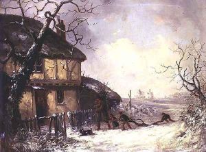Carrying Home the Firewood by Thomas Smythe