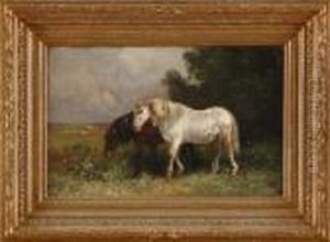 Pferde Auf Der Weide. by Henry Schouten